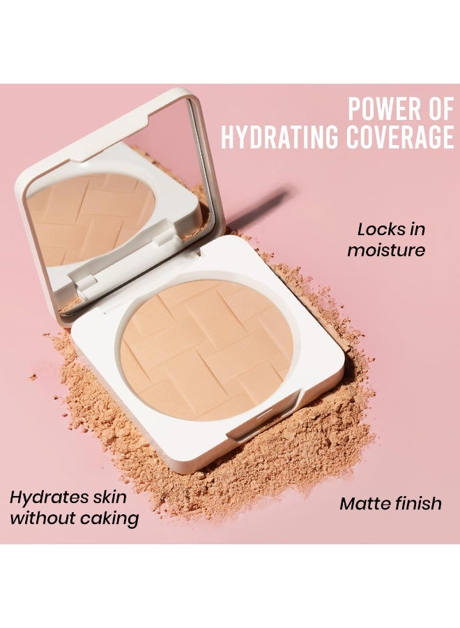 INSIGHT Moisture Lock Compact Foundation - Natural Buff (11g) | Matte Finish | Blocks Excess Oil | Weightless Formula for All Day Comfort | Infused with Vitamin E - Image 3